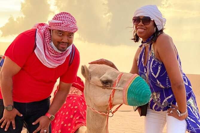 Sunrise Desert Safari with Sand Boarding and Camel Ride - Camel ride at dawn: the Bedouin-style moment