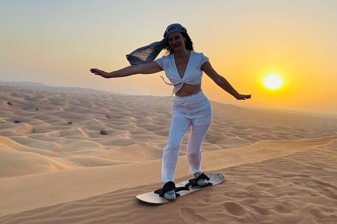 Sunrise Desert Safari with Sand Boarding and Camel Ride - The first thrill: 4x4 dune bashing at dawn