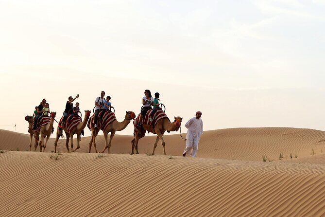 Sunset Camel Trek & Red Dunes Safari with BBQ at Al Khayma Camp From Dubai - Guides make the difference: Ali, Ahmed Abbas, Ramy, and more