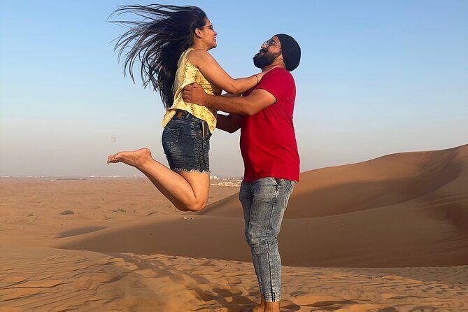 Sunset Desert safari with Camel Ride Sand Board & BBQ Dinner - BBQ Dinner Setup: International Buffet, Vegetarian Options, and Sheesha