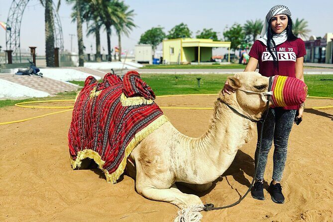 Sunset Desert safari with Camel Ride Sand Board & BBQ Dinner - Value Check on a $45 Price Tag