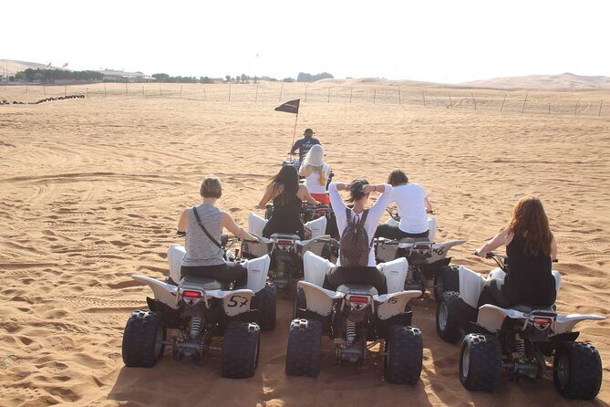 Sunset Quad/Buggy Tour & BBQ Evening - The desert camp: sandboarding and a short camel ride