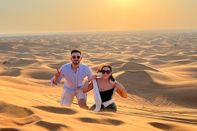 Sunset Safari with BBQ Dune Drive Camel Ride & Dune Buggy option - Optional quad bike and dune buggy: add adrenaline only if you want it