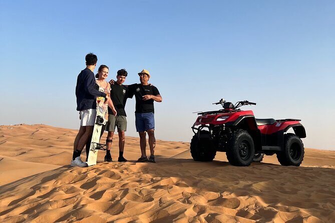 Sunset Safari with BBQ Dune Drive Camel Ride & Dune Buggy option - What’s included, what’s not, and what to bring
