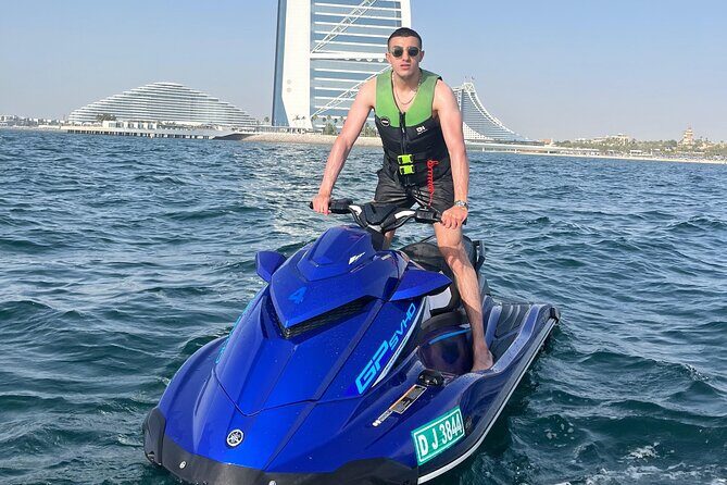 Supercharge Jet Ski Ride DUBAI Views + FREE PICS, VIDS & COFFEE - Dubai Views Route: Palm Atlantis, Burj Al Arab, and More