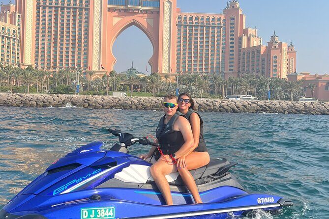 Supercharge Jet Ski Ride DUBAI Views + FREE PICS, VIDS & COFFEE - Onboard Comfort: Life Jackets, Bottled Water, Wi‑Fi, and Coffee
