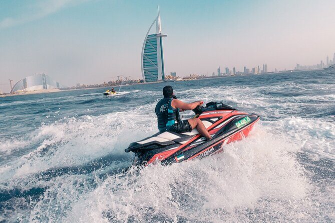 The Best Jet Ski in Dubai - 2 Hours Burj Al Arab - Dubai Marina - Atlantis Tour - The First Big Moment: Riding Toward Burj Al Arab