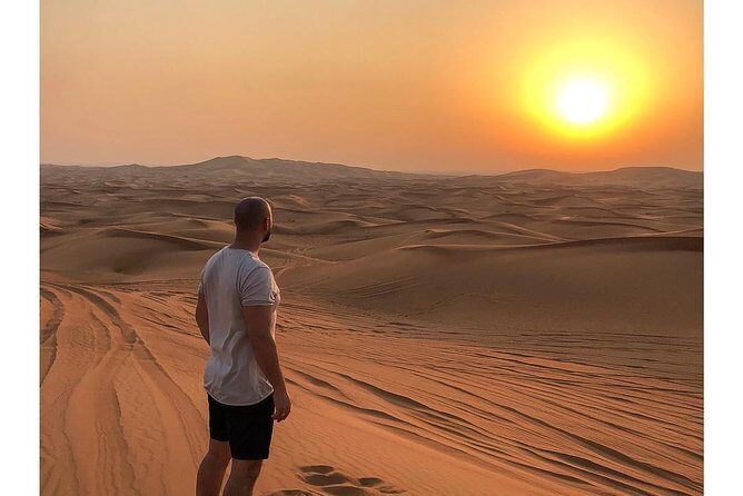 The Sunrise Desert Safari in Abu Dhabi - 4×4 Pickup and a Small Group Up to 6