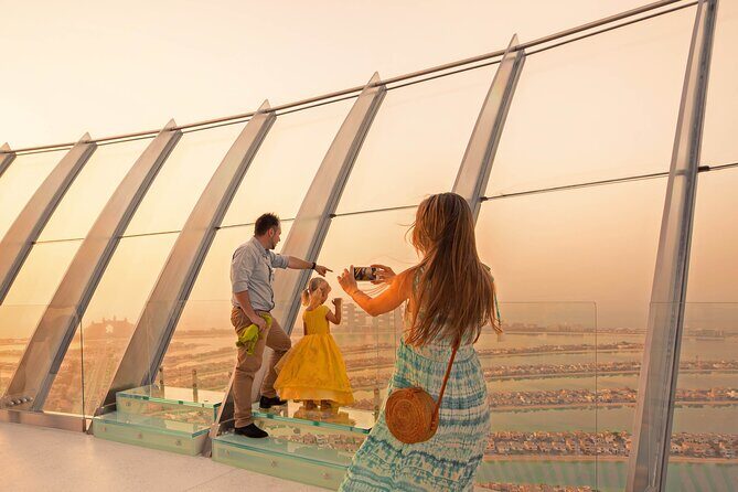 The View At The Palm Observatory Deck Ticket (Level 52) - 360-degree viewing: Palm Jumeirah, Atlantis, and the Gulf in one circuit