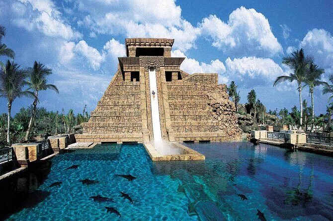 Ticket to Atlantis Aquaventure Waterpark & Combo - The headline slides: Leap of Faith, Poseidon’s Revenge, Aquaconda