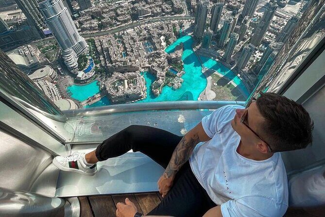 Top of Burj Khalifa & Sky Views Dubai Tour with Transfers - Sky Views Dubai Glass Slide: The Transparent Tube Moment