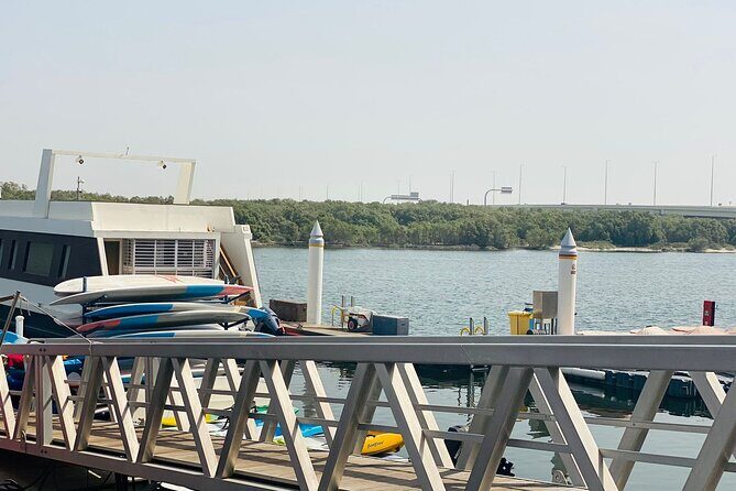 Two Hours Guided Kayaking Tour Reem Central Park Abu Dhabi - Getting ready: training, life vest, and phone-friendly gear