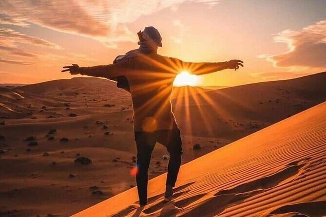 Ultimate Desert Experience Quad Bike, Sandboarding, Camel Ride - Tanoura, Fire Show, and Belly Dance: What the Evening Entertainment Includes