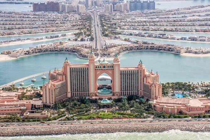 Ultimate Dubai Helicopter Tour with Optional Transfers - Burj Al Arab: the sail-shaped hotel and its island setting