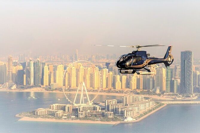 Ultimate Dubai Helicopter Tour with Optional Transfers - The Dubai coastline loop: Palm shape meets The World archipelago