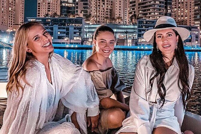 Ultimate Dubai Marina Yacht Party with BBQ, Drinks & DJ - What this Dubai Marina yacht party really feels like