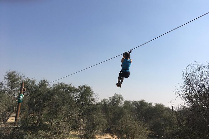 Up to 4 Hour Admission on our Ziplines and Ropes Courses. - Briefing, gear, and that first training moment