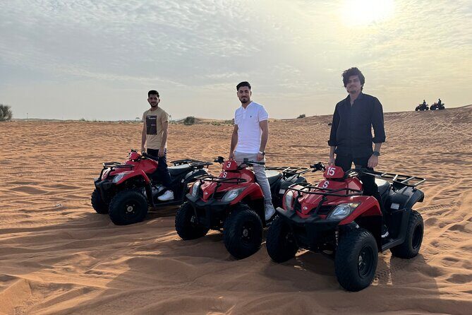 VIP Desert Safari, ATV, BBQ, Camel Ride, All Exclusive Services - Pickup and the ride into the red dunes