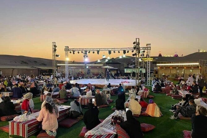 VIP Desert Safari Camel Ride Sand Boarding & BBQ Dinner - The 7-course BBQ dinner: value, timing, and dietary options