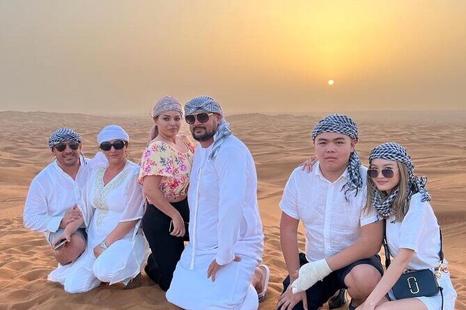Vip Desert Safari Dubai with Camel Riding BBQ Dinner & Live Shows - Al Aweer Bedouin Camp: Camel Riding, Henna, and Arabian-Dress Photos