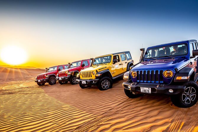 VIP Desert Safari Private & Front Area VIP Table Service - Dune bashing, camel rides, sandboarding, henna, and the rest