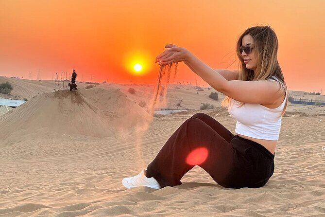 VIP Desert Safari with 4x4 pick up & drop, camel ride bbq dinner - Key highlights at a glance