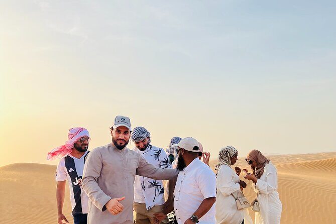 VIP Desert Safari with High Red Dune Bashing & Live BBQ Dinner - Bedouin BBQ Dinner With Live Shows: Belly Dance, Fire, and Tanura
