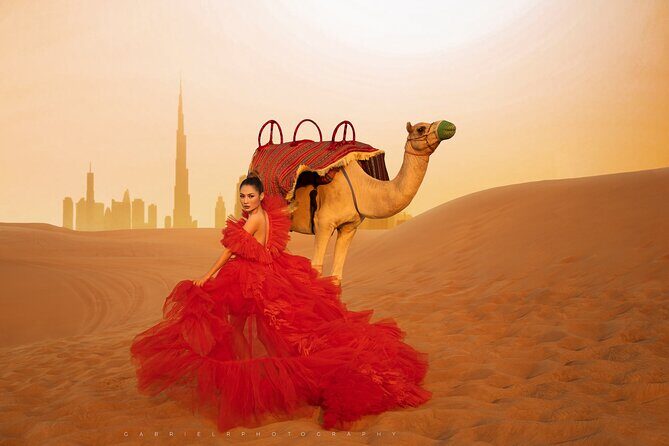 VIP Dubai Desert Safari Camel Ride, Sand Ski, Live BBQ Dinner - 4x4 dune bashing: thrilling, but tell the driver how you feel