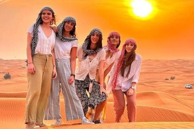VIP Service | Red Dunes Sunset Desert Safari With BBQ Dinner - The 6–7 hour ride plan: from hotel pickup to camp shows