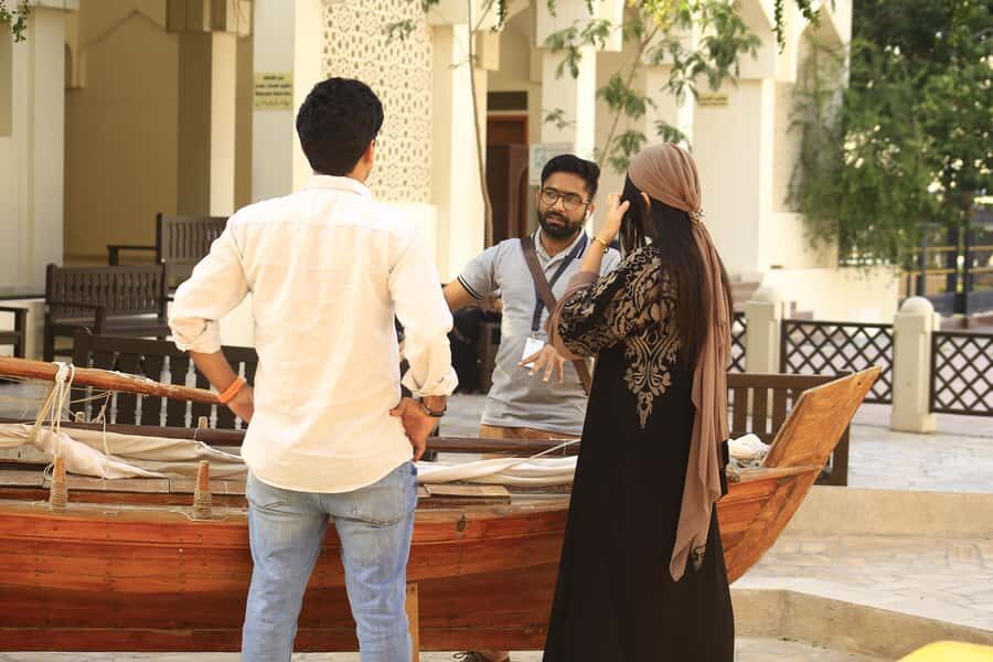 Walking Tour in Dubai. Souks, museums, Local Food Testing - Old Dubai on foot, plus an Abra crossing