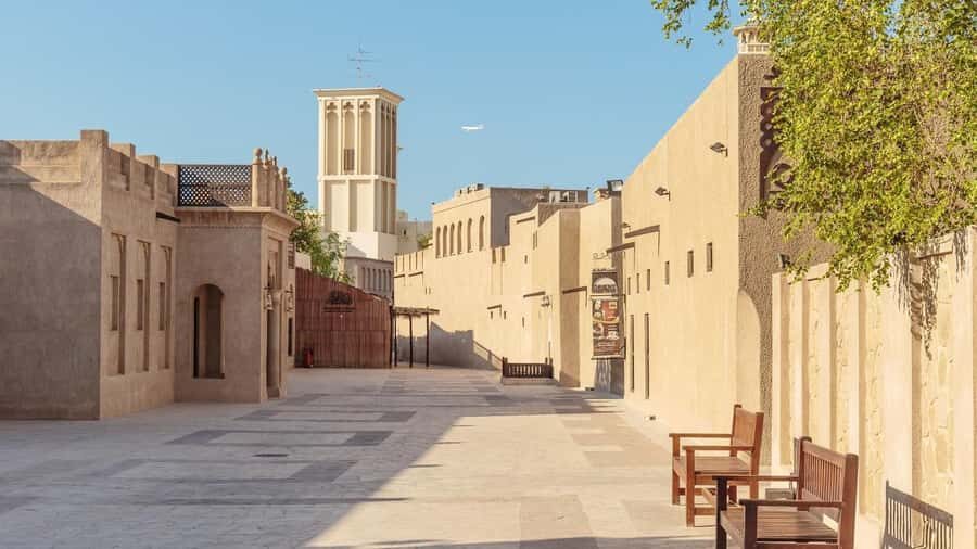 Walking Tour in Old Dubai Explor Heritage & Traditional Souq - Al Bastakiya, Al Fahidi Fort, and the Traditional Neighborhood Feel