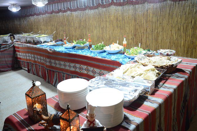 Wow Arabian Nights Tours Desert Safari Program with BBQ Dinner - Belly Dance, Tanoura, and Fire Acrobatics: The Show You Actually Get Time For
