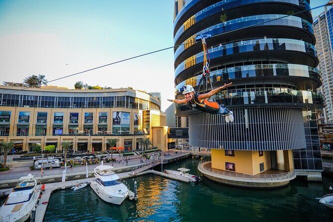 XLine Dubai Marina Zipline Ride with Transfers Options - Transfers and meeting point: staying on track in Dubai