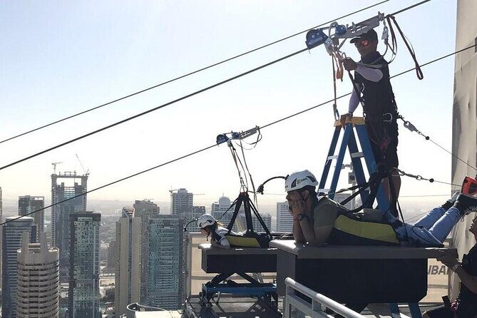 XLine Dubai Marina Zipline Ride with Transfers Options - Your 1 hour 15 minutes: what happens before, during, and after