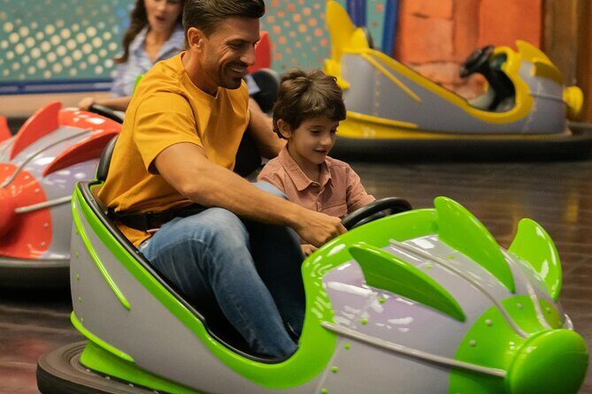 Yas Island 2 or 3 Parks Combo tickets - Warner Bros World Abu Dhabi: indoor characters, themed zones, and rides for different ages