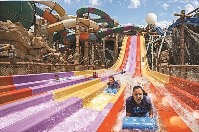 Yas Water World Abu Dhabi Ticket - The pearl-themed attraction: thrill ride with a culture twist