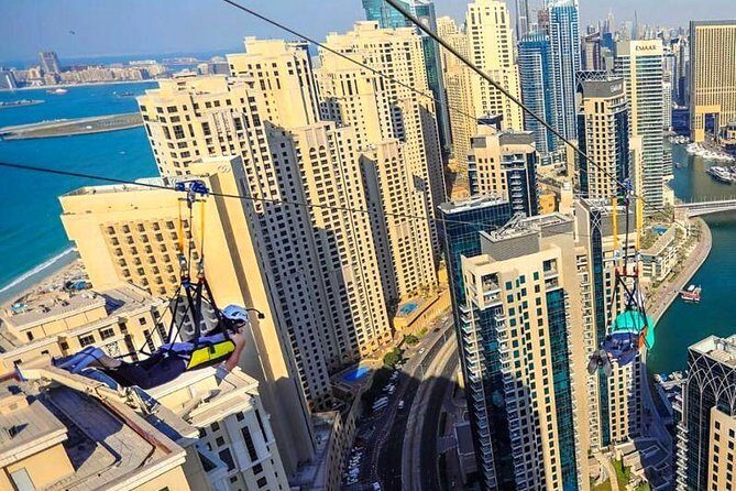 Zipline Experience in Dubai Marina with 1 Way optional Transfers - Timing that actually works: 3 hours total, about 60 minutes on the program