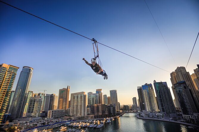 Zipline Experience in Dubai Marina with 1 Way optional Transfers - Where you check in: the relocated kiosk at Dubai Marina Mall